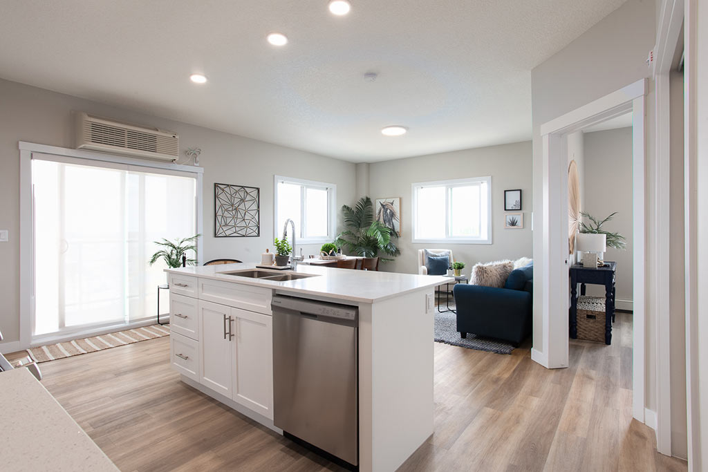 Kitchen & Living Area