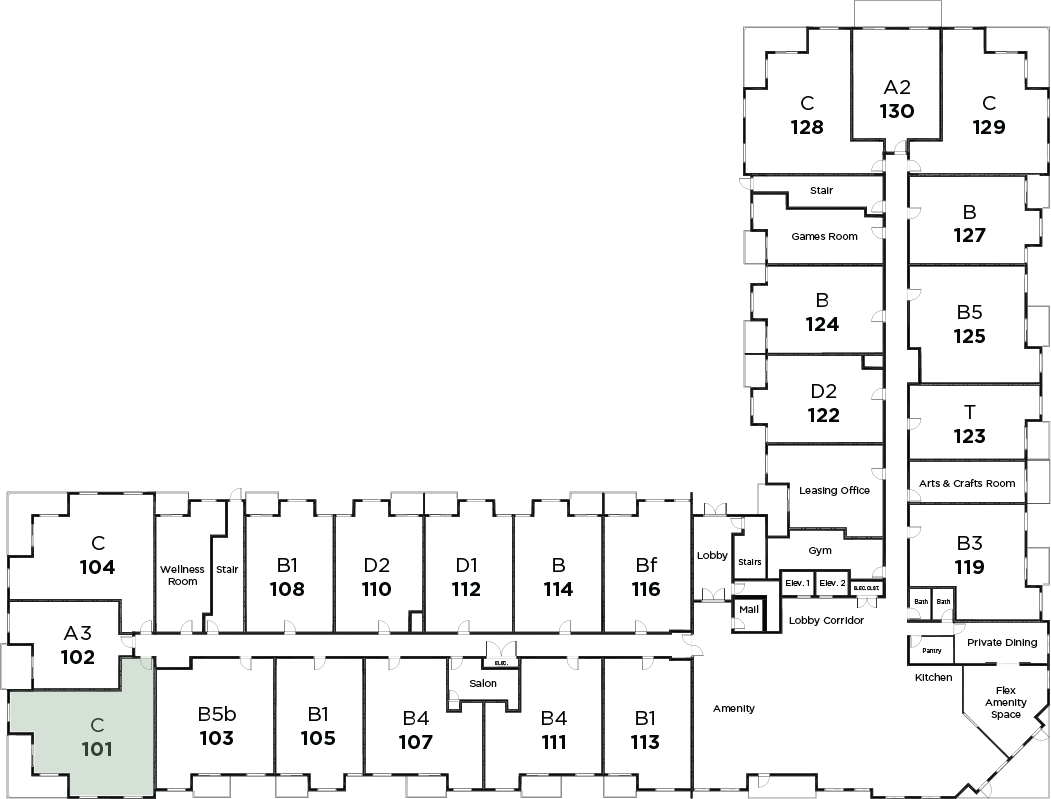 Suite 101 in Parkview