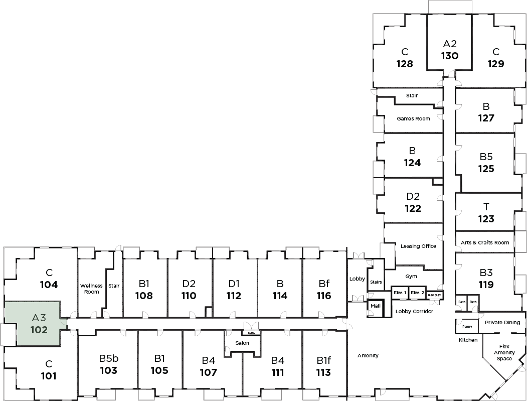 Suite 102 in Parkview