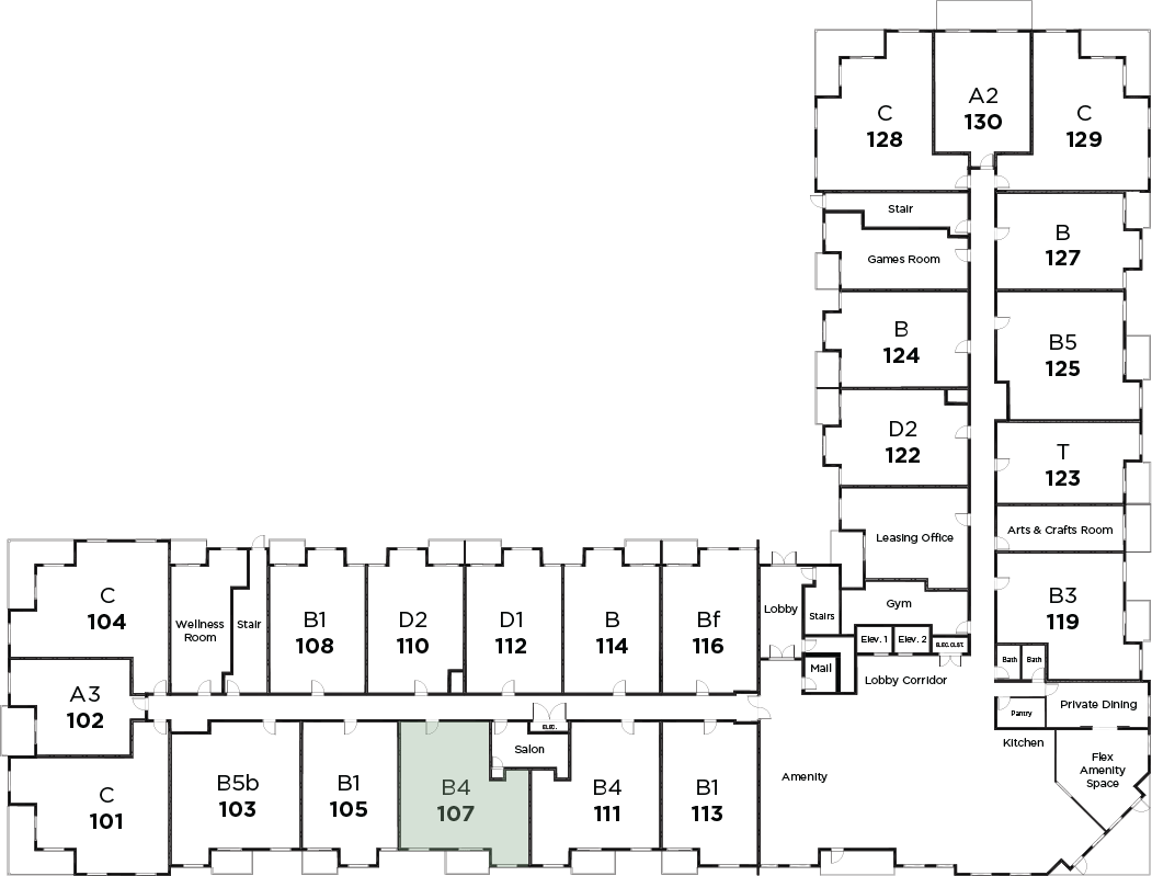 Suite 107 in Parkview