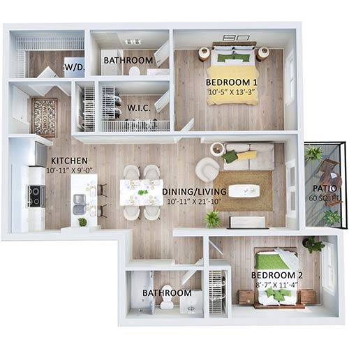 Suite 119 Floorplan