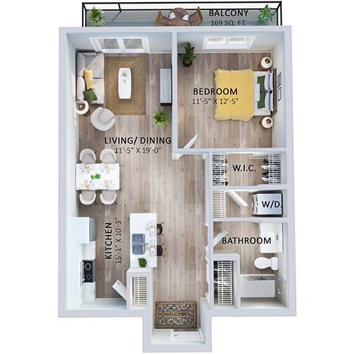 Suite 130 Floorplan