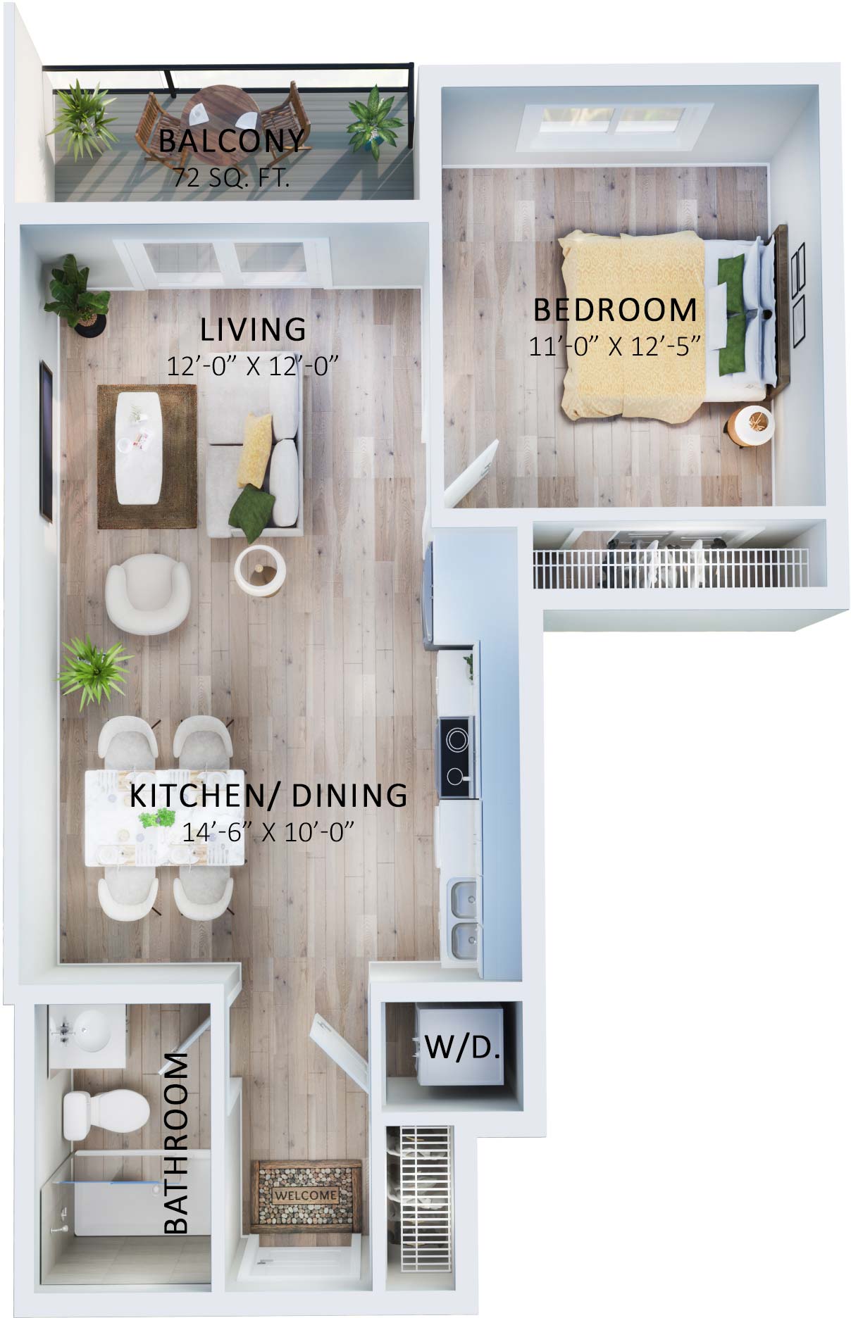 Suite 206 Floorplan