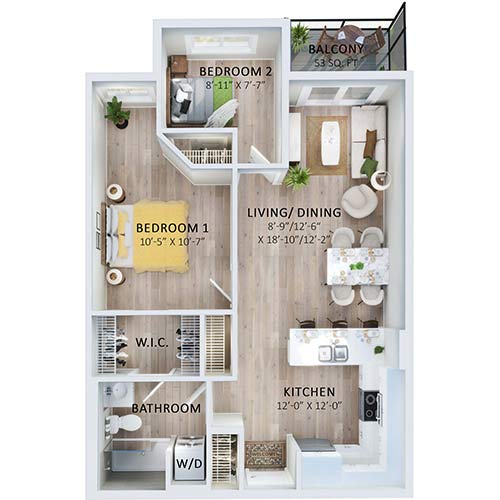 Suite 214 Floorplan