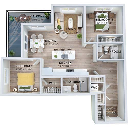 Suite 404 Floorplan