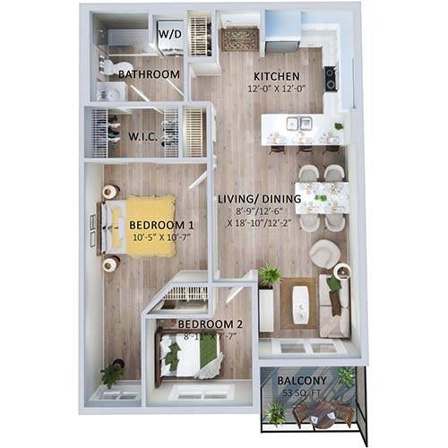 Suite 413 Floorplan