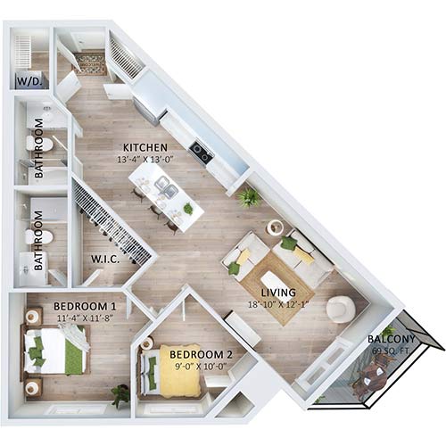 Suite 417 Floorplan