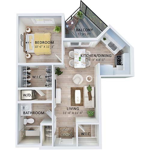 Suite 418 Floorplan