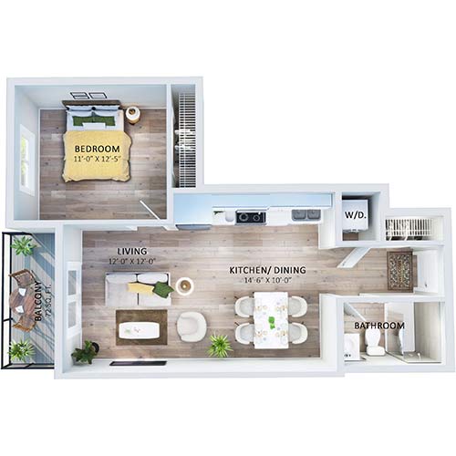 Suite 426 Floorplan