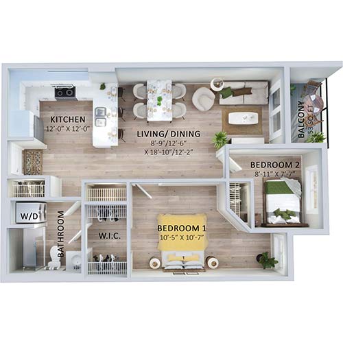 Suite 427 Floorplan
