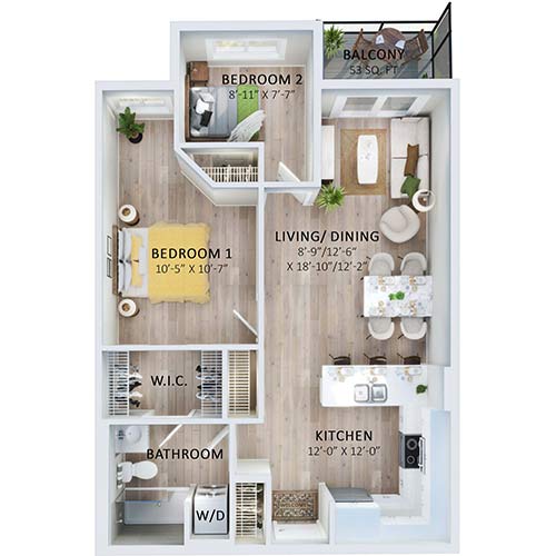 Suite 514 Floorplan