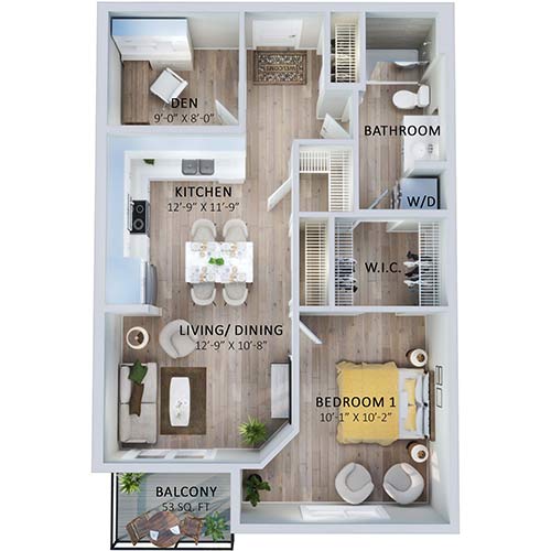 Suite 609 Floorplan