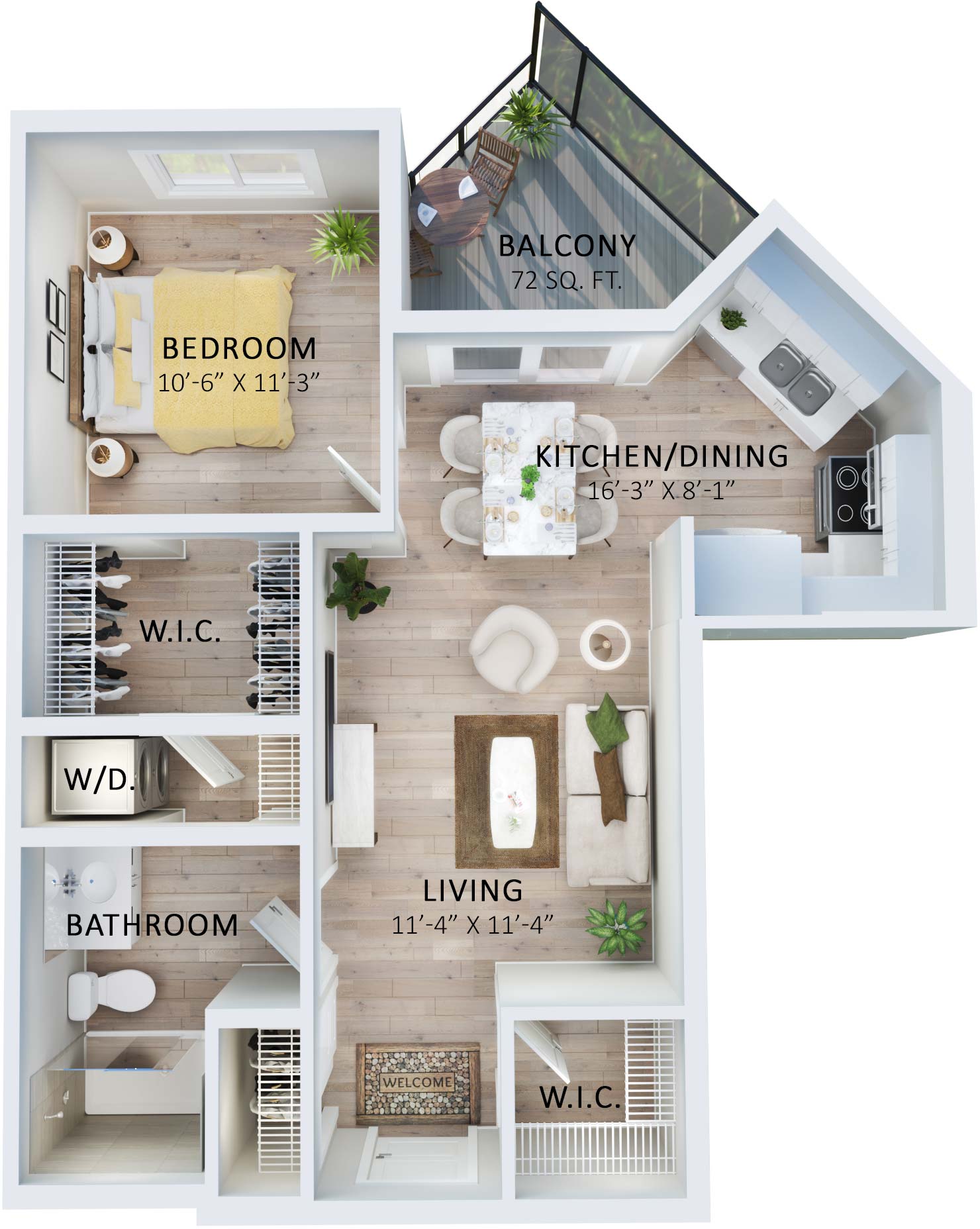 Suite 612 Floorplan