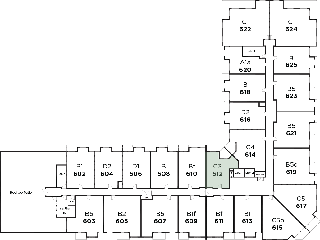 Suite 612 in Parkview