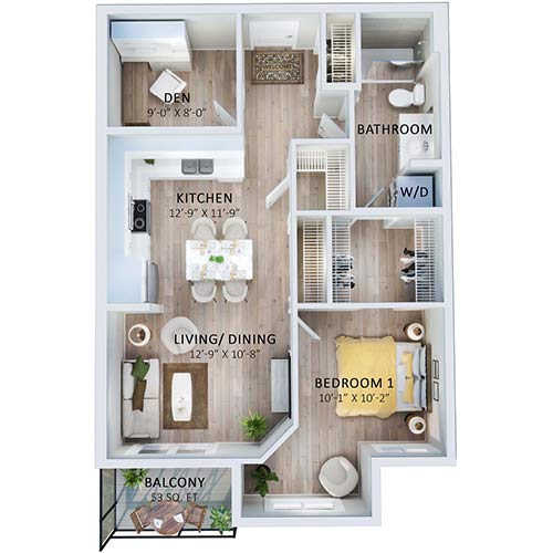 Suite 613 Floorplan