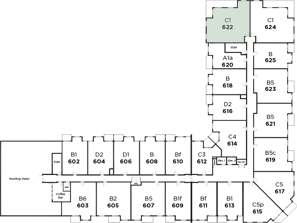 Suite 622 in Parkview