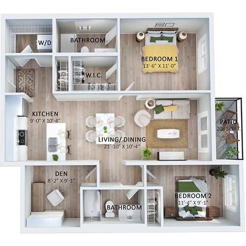 Suite 623 Floorplan