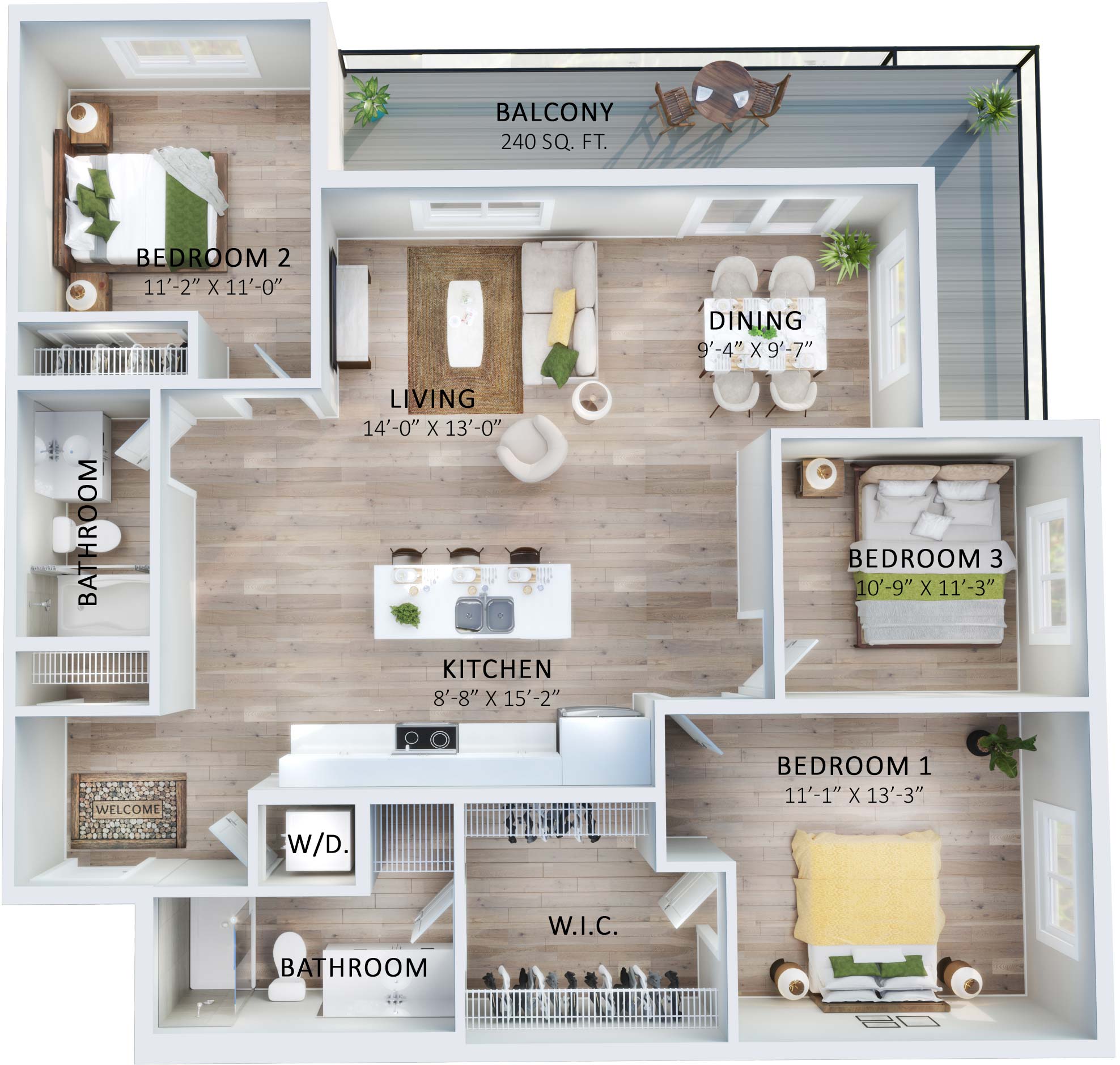 Suite 624 Floorplan