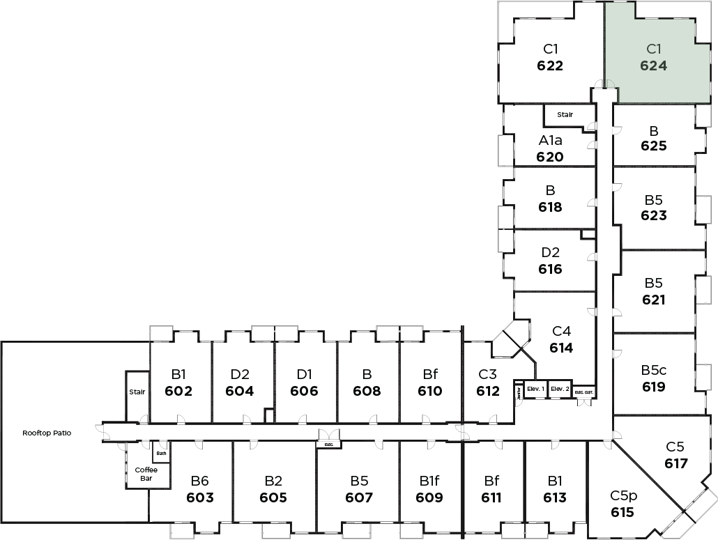 Suite 624 in Parkview